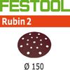 Festool StickFix Rubin-2 6 Inch Discs for RO 150 and ETS 150 Sanders